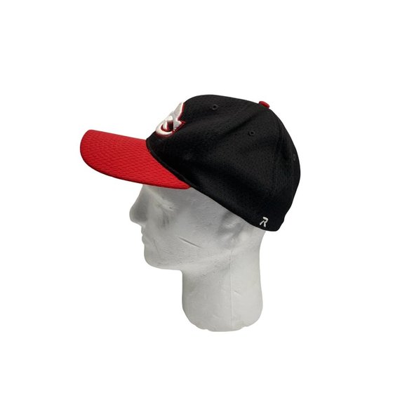 QC Quad City Heat Mesh Hat Pro Fitted 495 Sm Md Richardson red Black - Picture 3 of 5